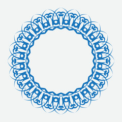 Frame. Vintage vector. Well built for easy editing . retro circle frame. Vector illustration.