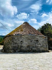 Palloza típica de O Cebreiro, Galicia © CDN