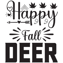 happy fall deer