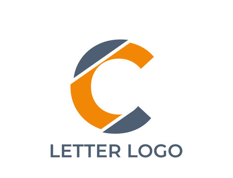letter c logo. alphabet logotype vector design. isolated vector image