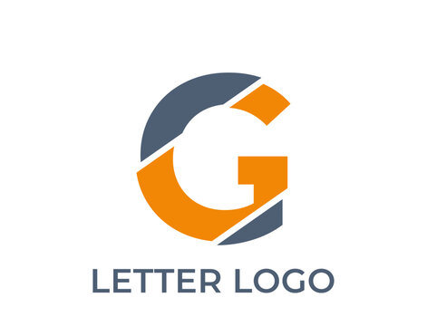 letter g logo design. alphabet creative logotype. isolated vector image