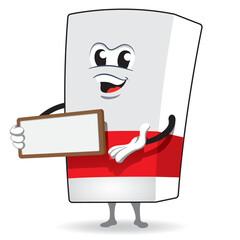 medicine box mascot illustration packaging. Ideal for educational and advertising materials