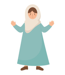 muslim girl illustration