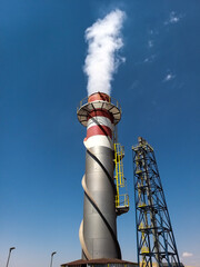 Photo Of Factory Chimney Emitting Smoke