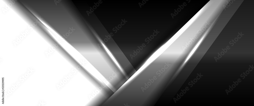 Poster dark black background with minimal creative abstract elements for presentation