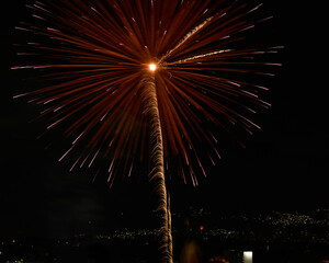 colorful fireworks, multicolored abstract figures