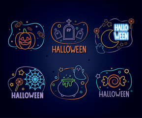 halloween illustrations bundle