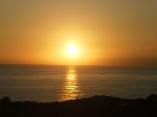 Sunset at the beach