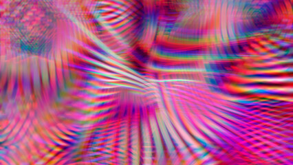 Abstract glowing multicolored textured neon background