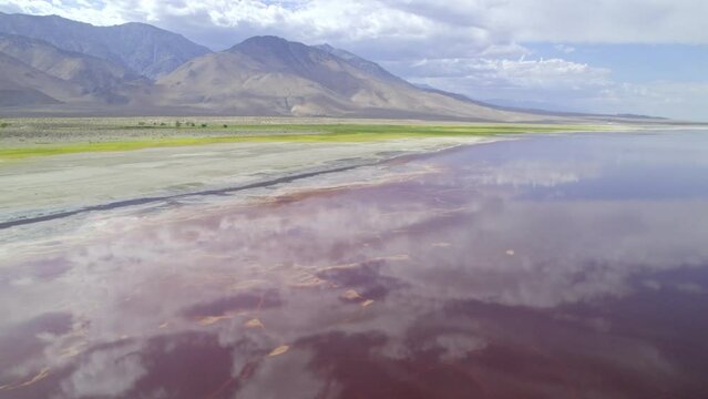 Low View of Red Lake
