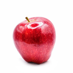 red apple isolated on white background