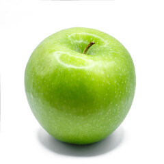 green apple isolated on white background