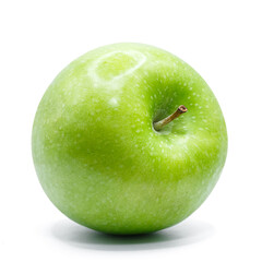 green apple isolated on white background