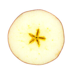 red apple isolated on white background