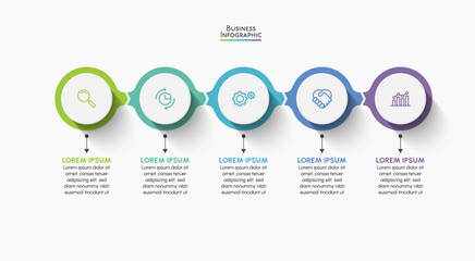 Business data visualization. timeline infographic icons designed for abstract background template milestone element modern diagram process technology digital marketing data presentation chart Vector