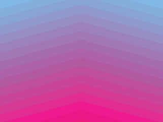 Gradation of cyberpunk themed abstract shapes vector background.