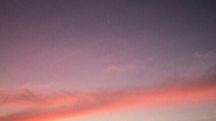 Cute colors sky in the morning