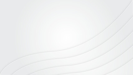White wave background with empty space