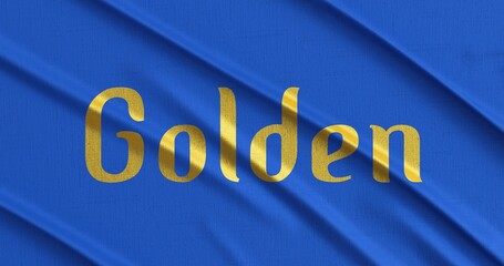 Typography word on silky cloth background wallpaper 