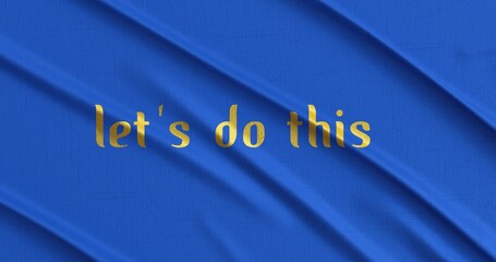 Typography word on silky cloth background wallpaper 