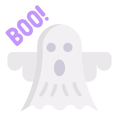 ghost flat icon