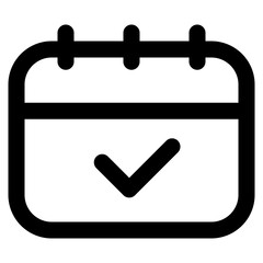 calendar line icon