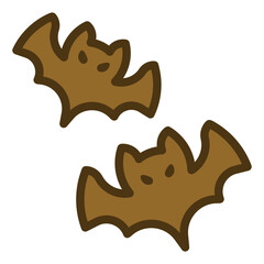 bat two tone icon