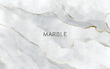 Marble stone background with some golden strokes