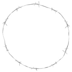 有刺鉄線のフレーム2