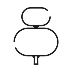 Tree icon with line style that is suitable for your modern business