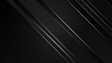Luxury dark elegant background with silver line