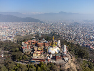 Swayambhu Mahachaitya Temple Kathmandu Nepal