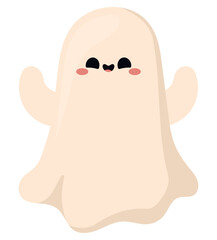 smiling ghost icon