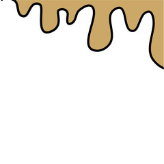 Droplet liquid melting border