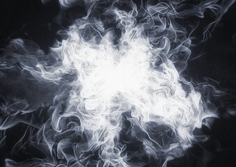 Obraz premium smoke on black background