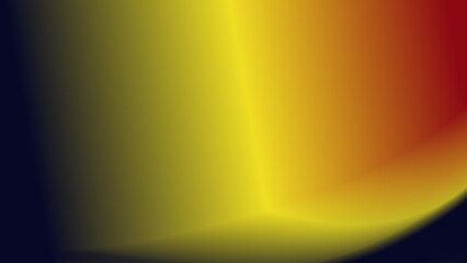Abstract black and yellow gradient background. Neon background