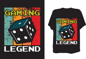 Gaming Lover T-shirt design