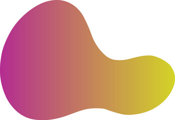 Colorful Fluid Abstract Shape
