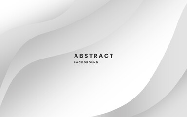 Abstract white and gray background. gradient shapes composition.  modern elegant design background. llustration vector 10 eps.
