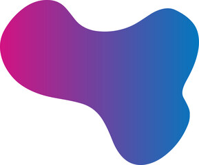 Colorful Fluid Abstract Shape
