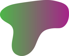 Colorful Fluid Abstract Shape
