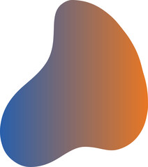 Colorful Fluid Abstract Shape
