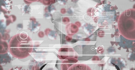 Covid-19 cells against data processing in background