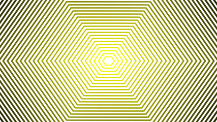 Abstract hexagon yellow and black geometric on white background.