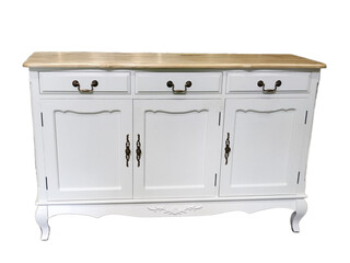white painted dresser 