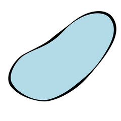 Abstract blob organic modern shape background