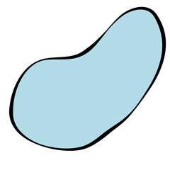 Abstract blob organic modern shape background