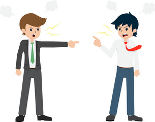 Salary Man 01 are Quarrel with Colleagues