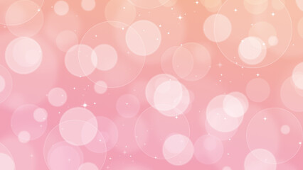 Abstract Pink Bokeh Light Background