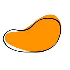 Abstract blob organic modern shape background